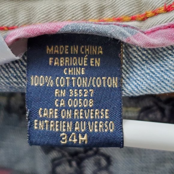 Vintage Marithe Francois Girbaud Medium Wash Wide Legs Jeans Size 34M - Picture 13 of 15